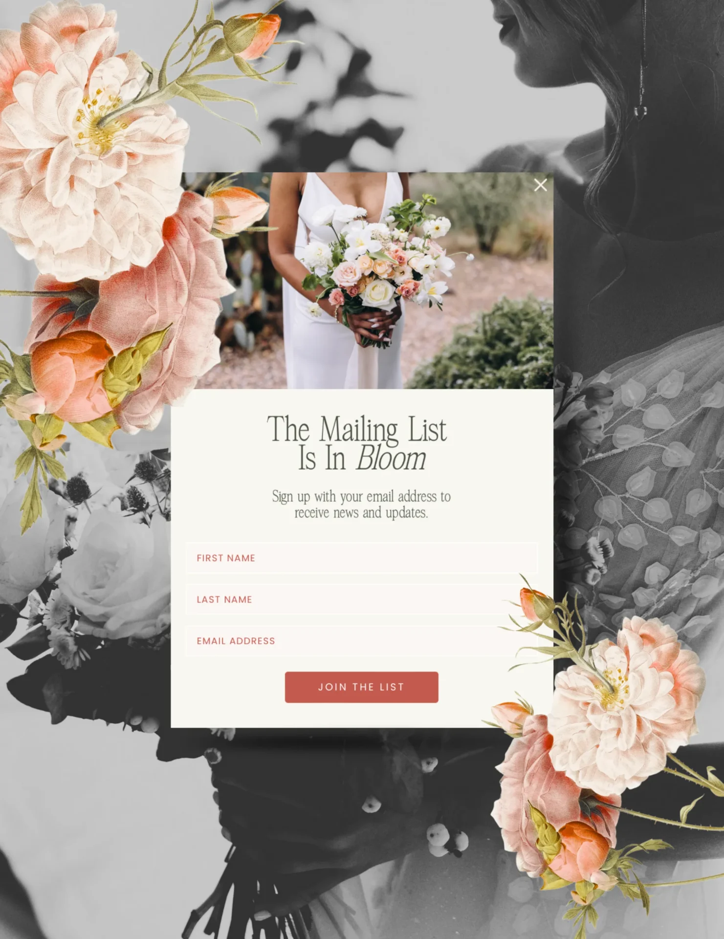 event planner and florist branding and website 4