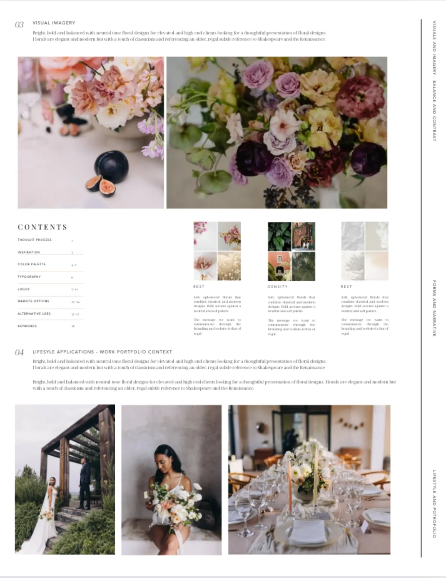 event planner and florist branding and website 4