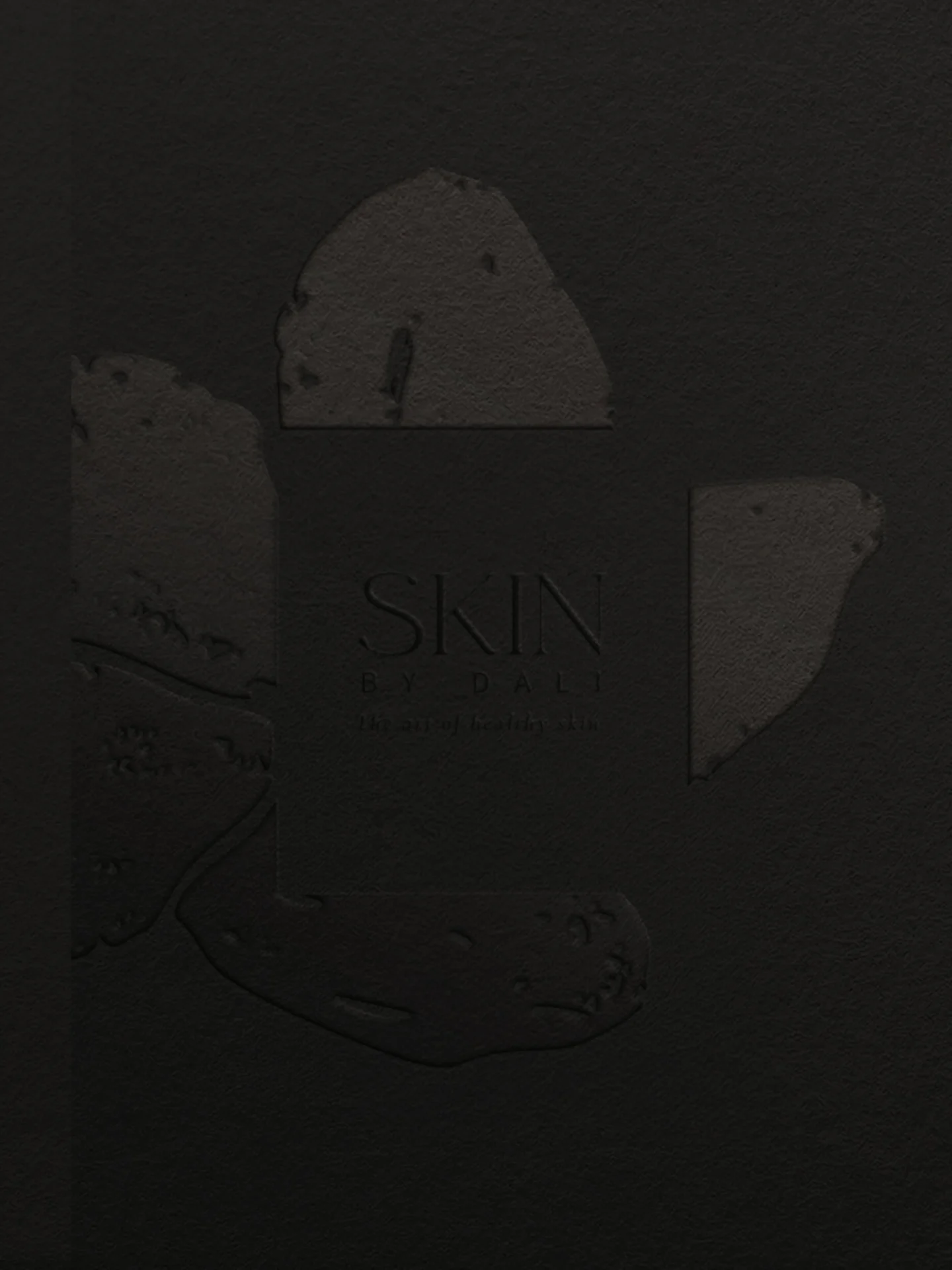 Skin by Dali luxury skincare branding detail